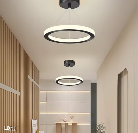 Luminaire/Suspension LED Suspendu Design - Décoration Maison Moderne - Idéal Couloir / Salon / Bar