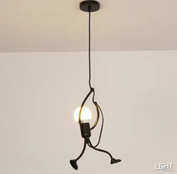 Suspension/Luminaire “Petit Grimpeur” - Déco Design - Salon/Cuisine