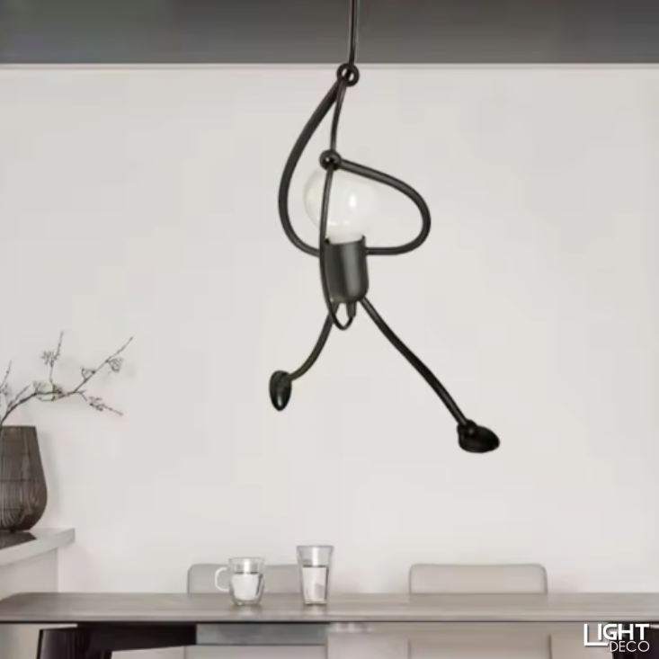 Suspension/Luminaire “Petit Grimpeur” - Déco Design - Salon/Cuisine