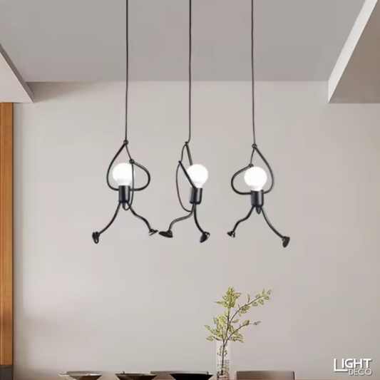 Suspension/Luminaire “Petit Grimpeur” - Déco Design - Salon/Cuisine